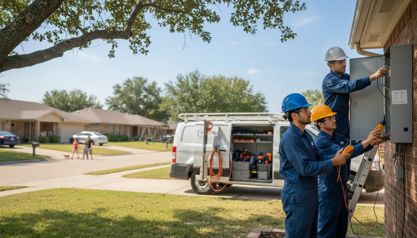 Certified electrician providing emergency electrical services in National City, MI